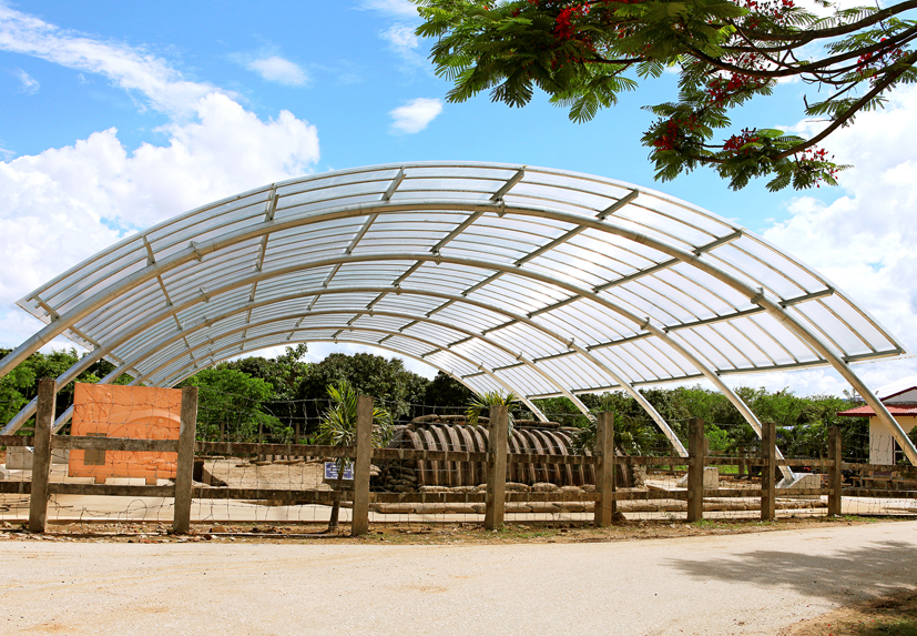 Mái che Hầm Đờ Cát - Khu di tích lịch sử Điện Biên Phủ, tỉnh Điện Biên